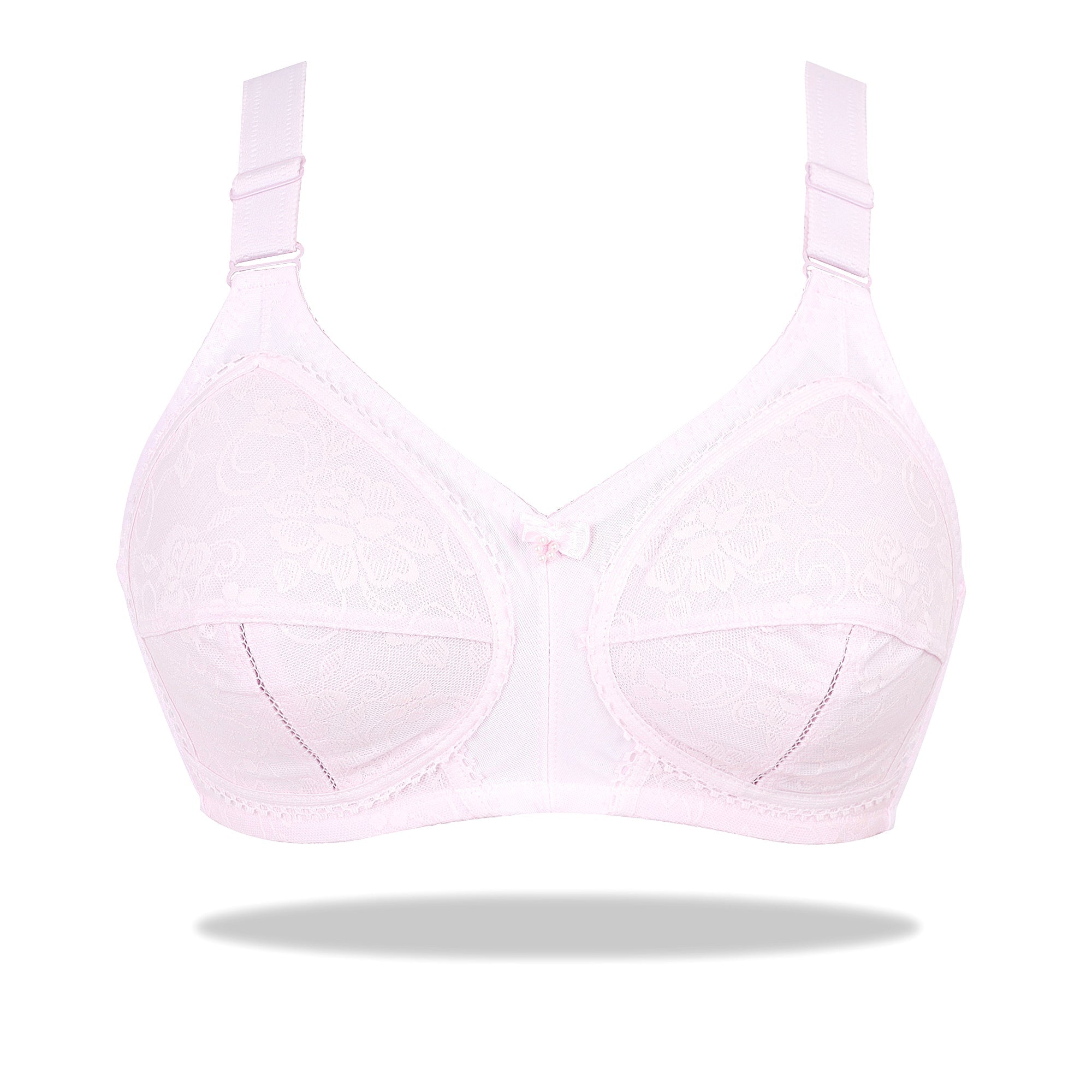 Maroon Doreen Bra - Cotton Full Coverage Non-Padded Wirefree Bra