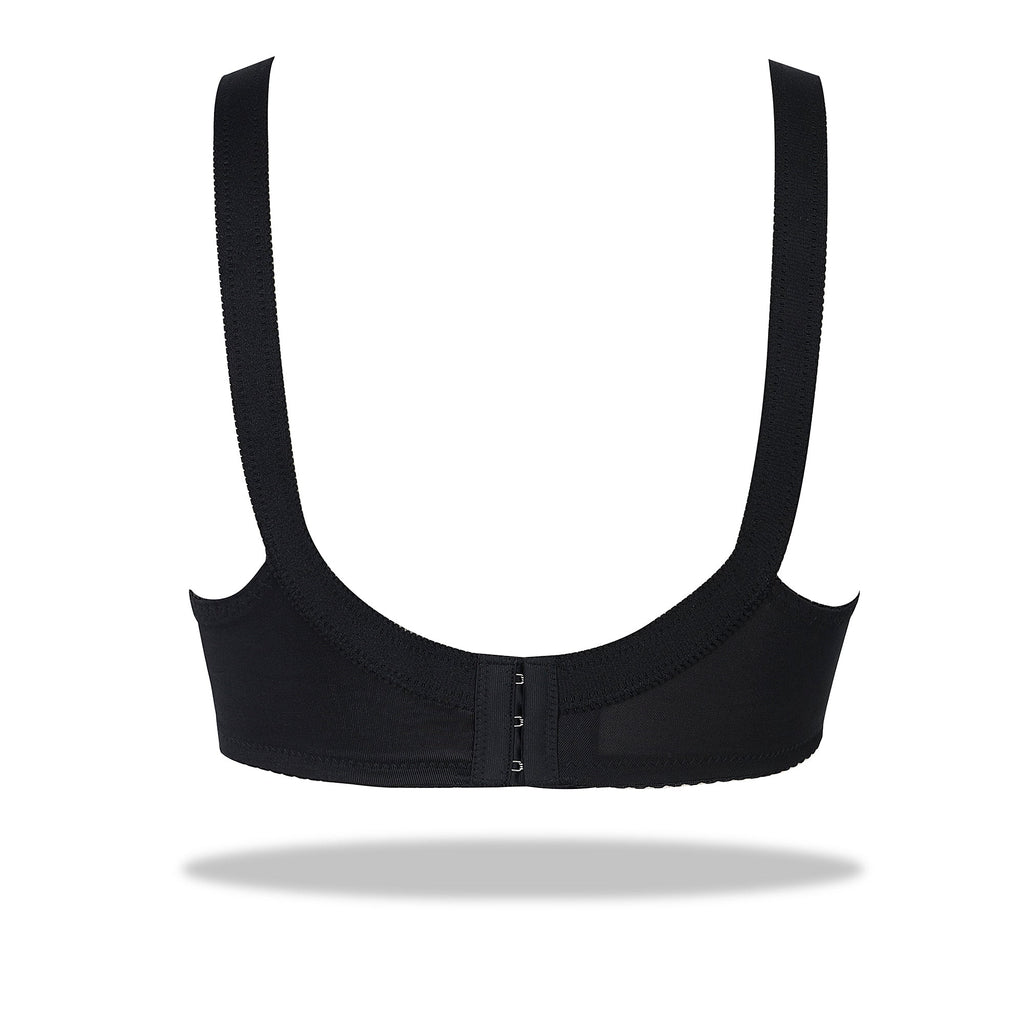 Maroon Doreen Bra - Cotton Full Coverage Non-Padded Wirefree Bra