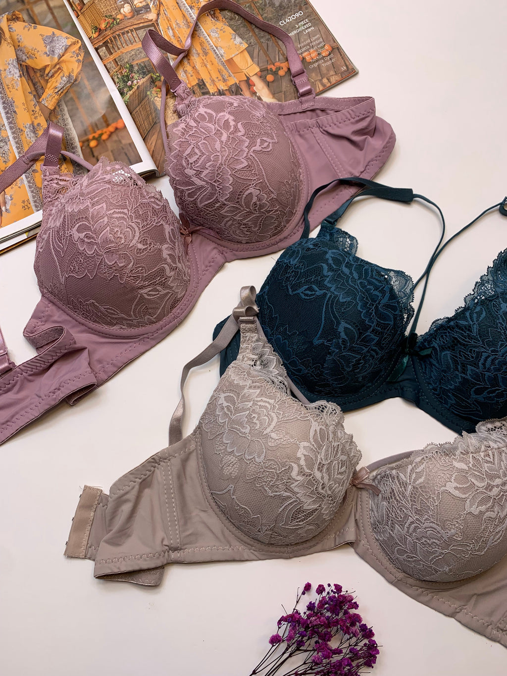 (36-40)b  Elegant Criss Cross Design Padded Pushup Wired Bra (158)*