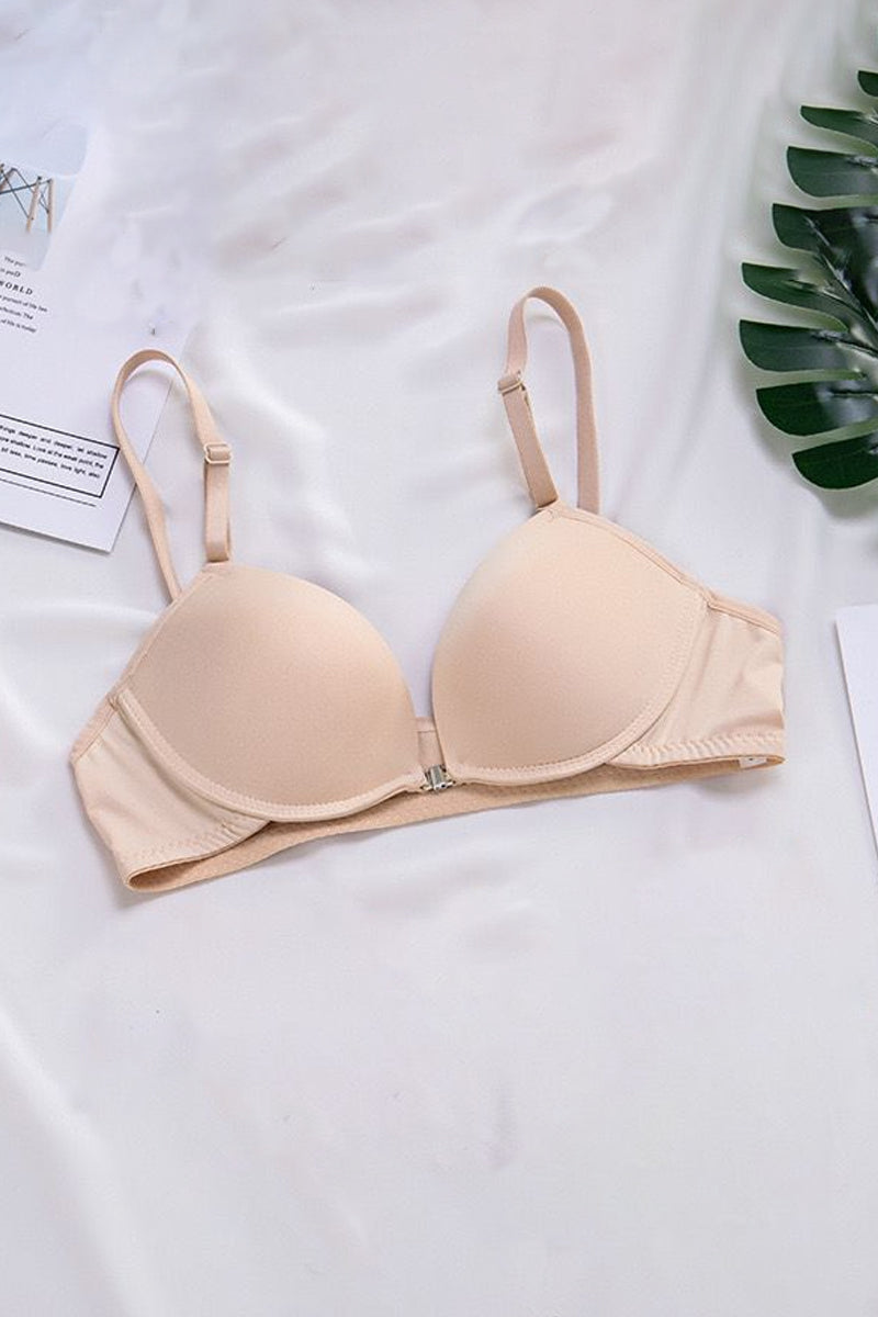 Blue Front Open - Soft Padded Bra