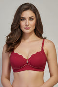 Beige Light Padded Non Wired Bra