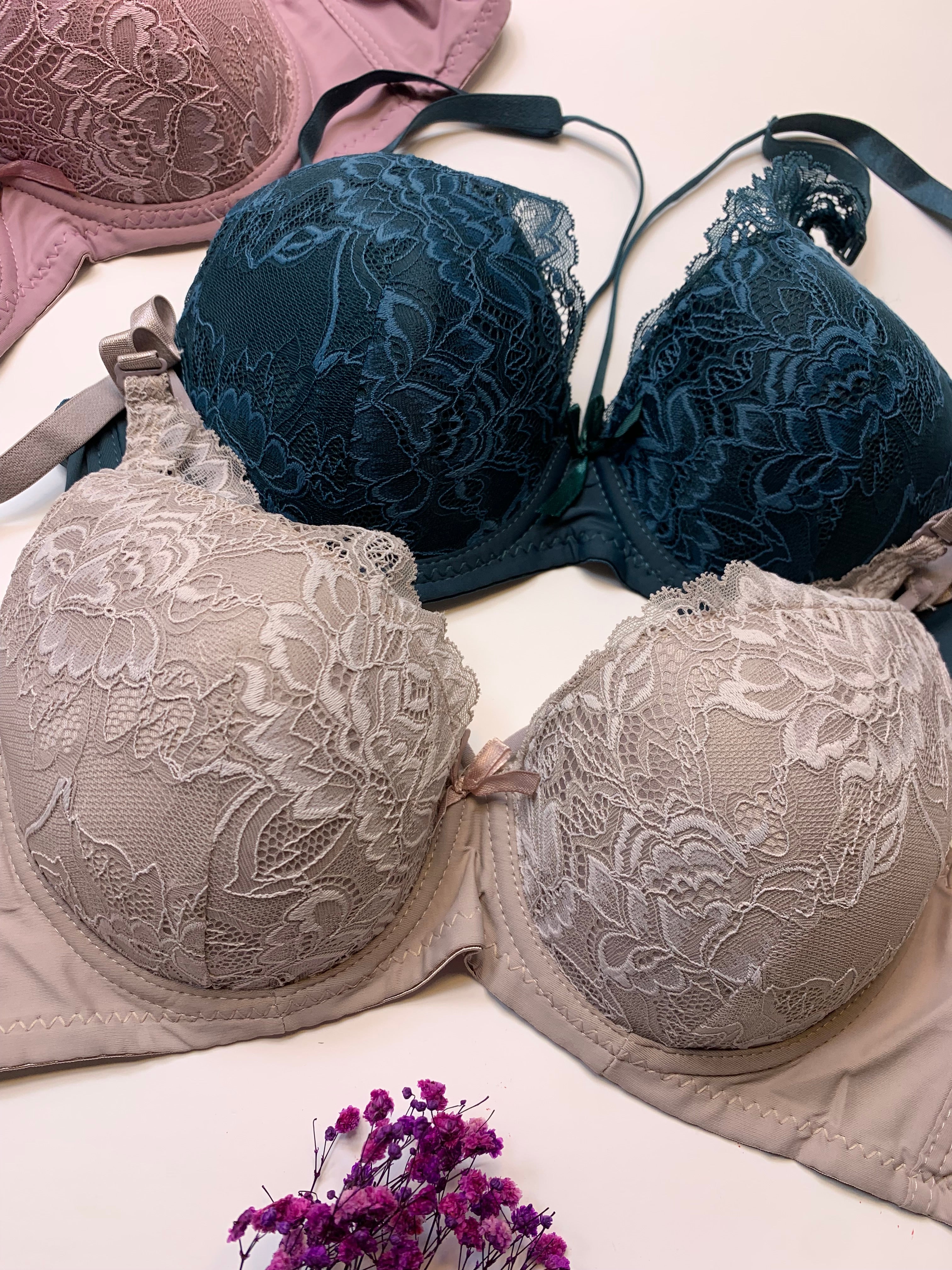 (36-40)b  Elegant Criss Cross Design Padded Pushup Wired Bra (158)*