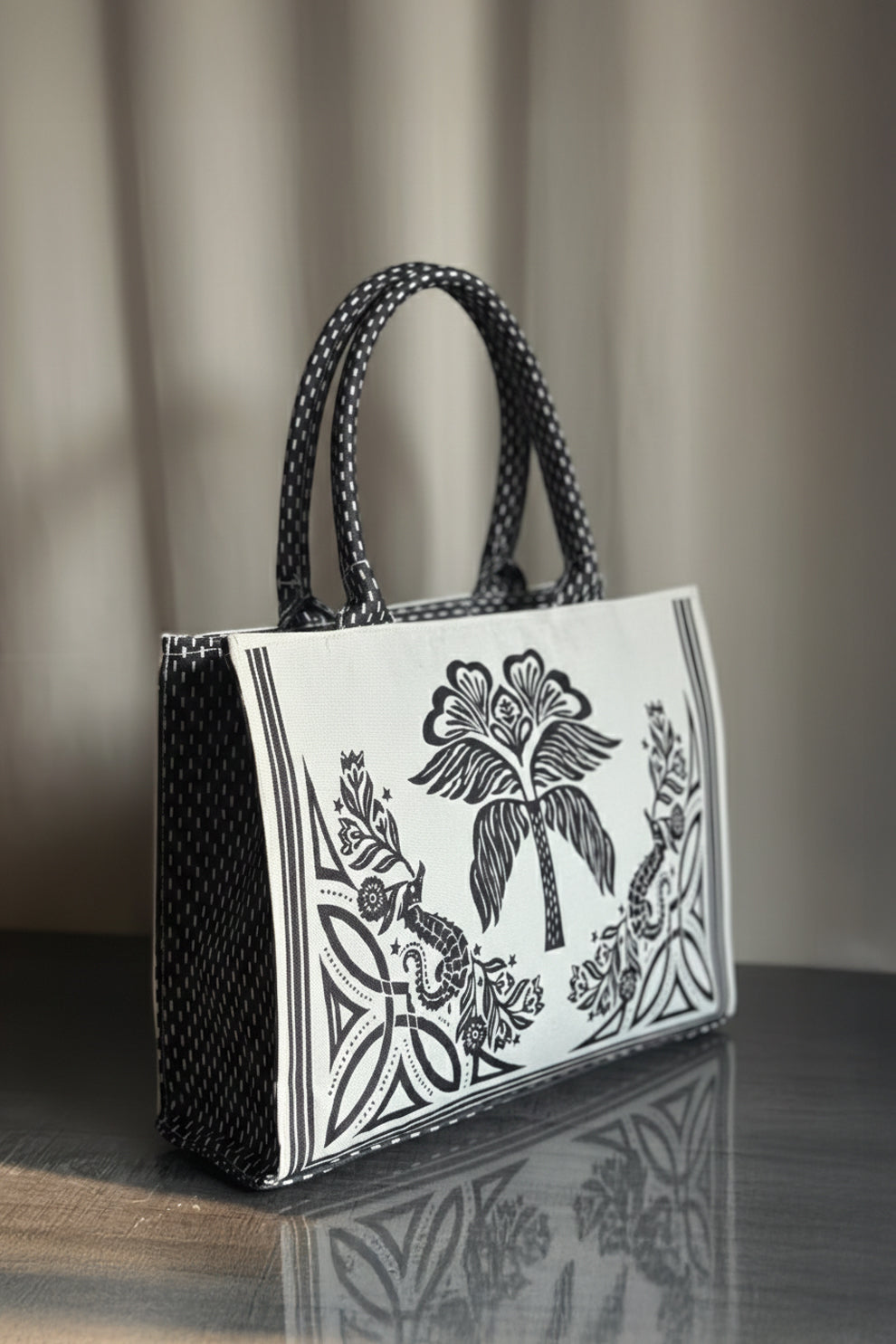 Fineur Canvas Tote Artisan Flora