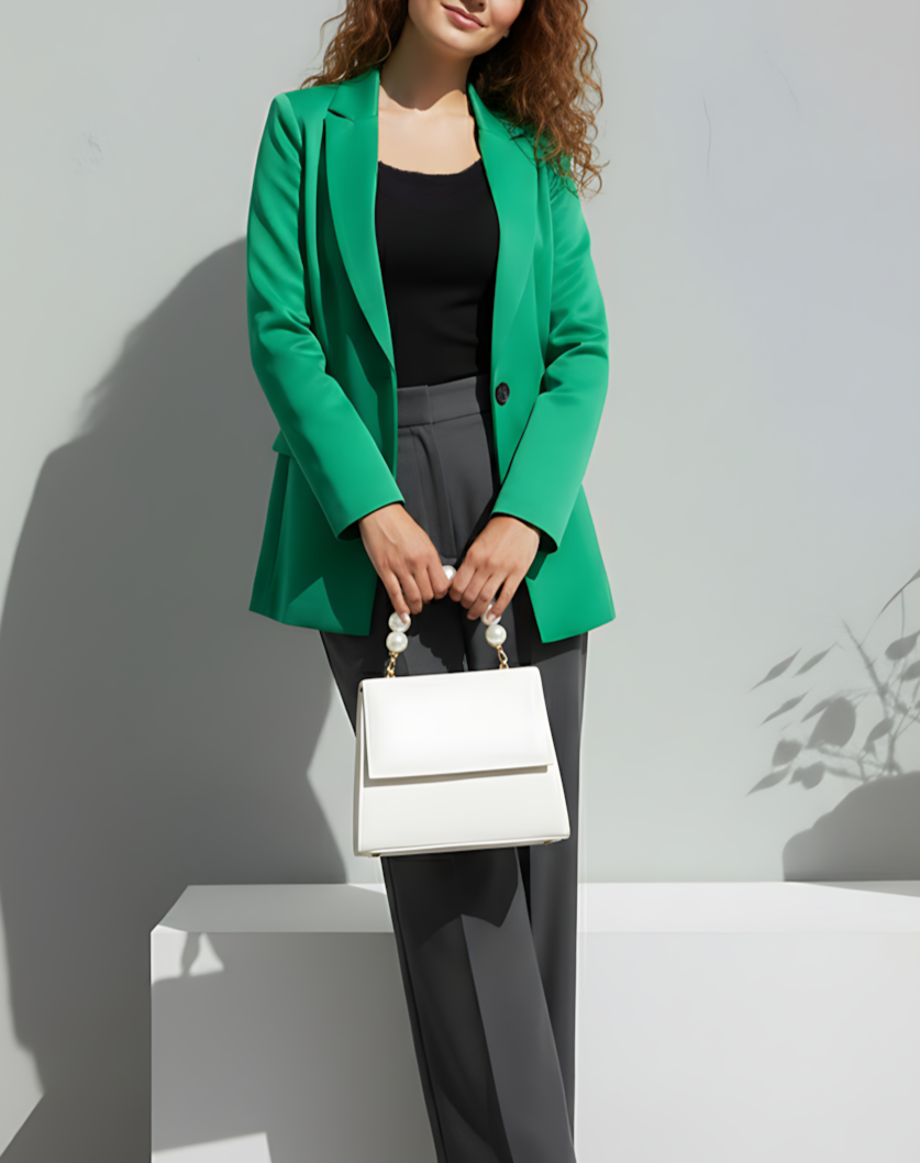 Fineur - Handbag Pearl Glam White