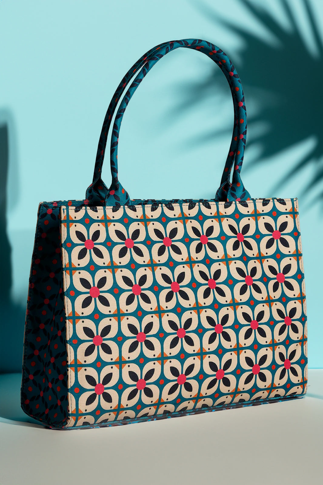 Fineur Canvas Tote Bag Petal Rush
