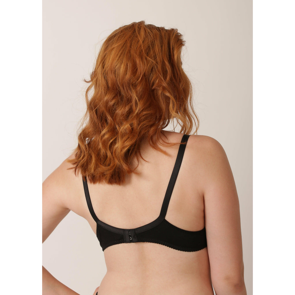 Black Mimosa - Comfiest Open Cups With Clip Nursing / Maternity Bra