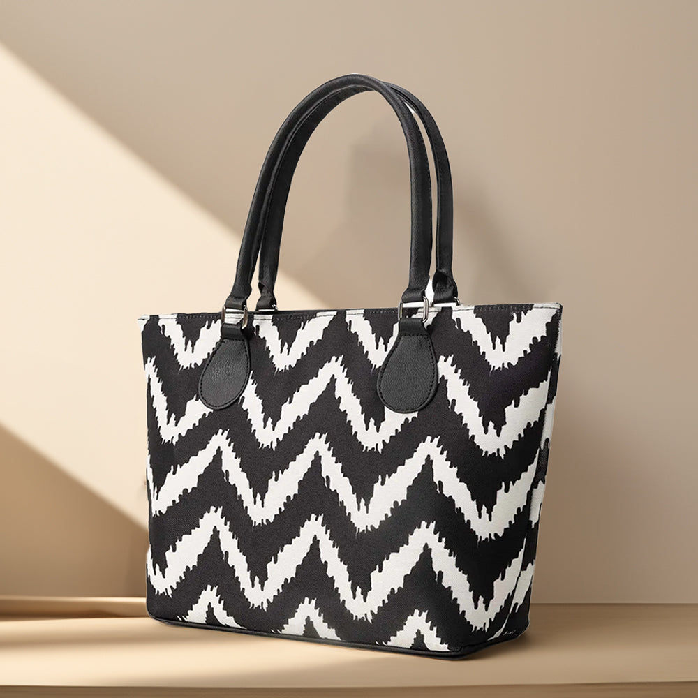 Fineur Canvas Tote Bag Urban Wave