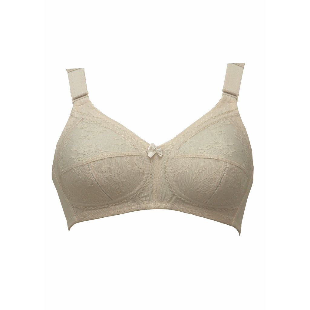Maroon Doreen Bra - Cotton Full Coverage Non-Padded Wirefree Bra