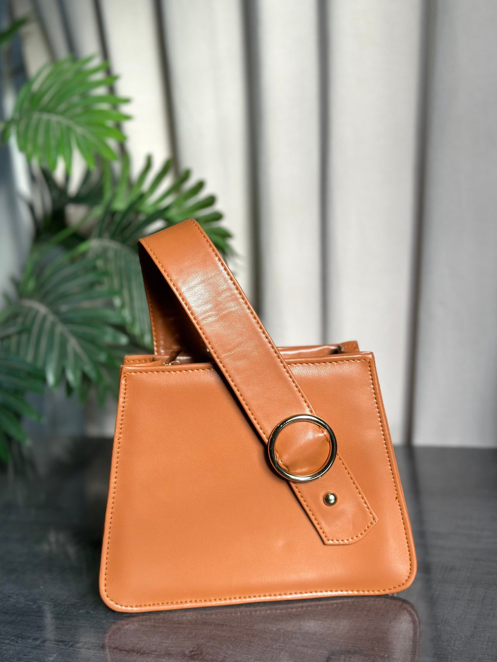 Fineur - Handbag RingBloom - Brown