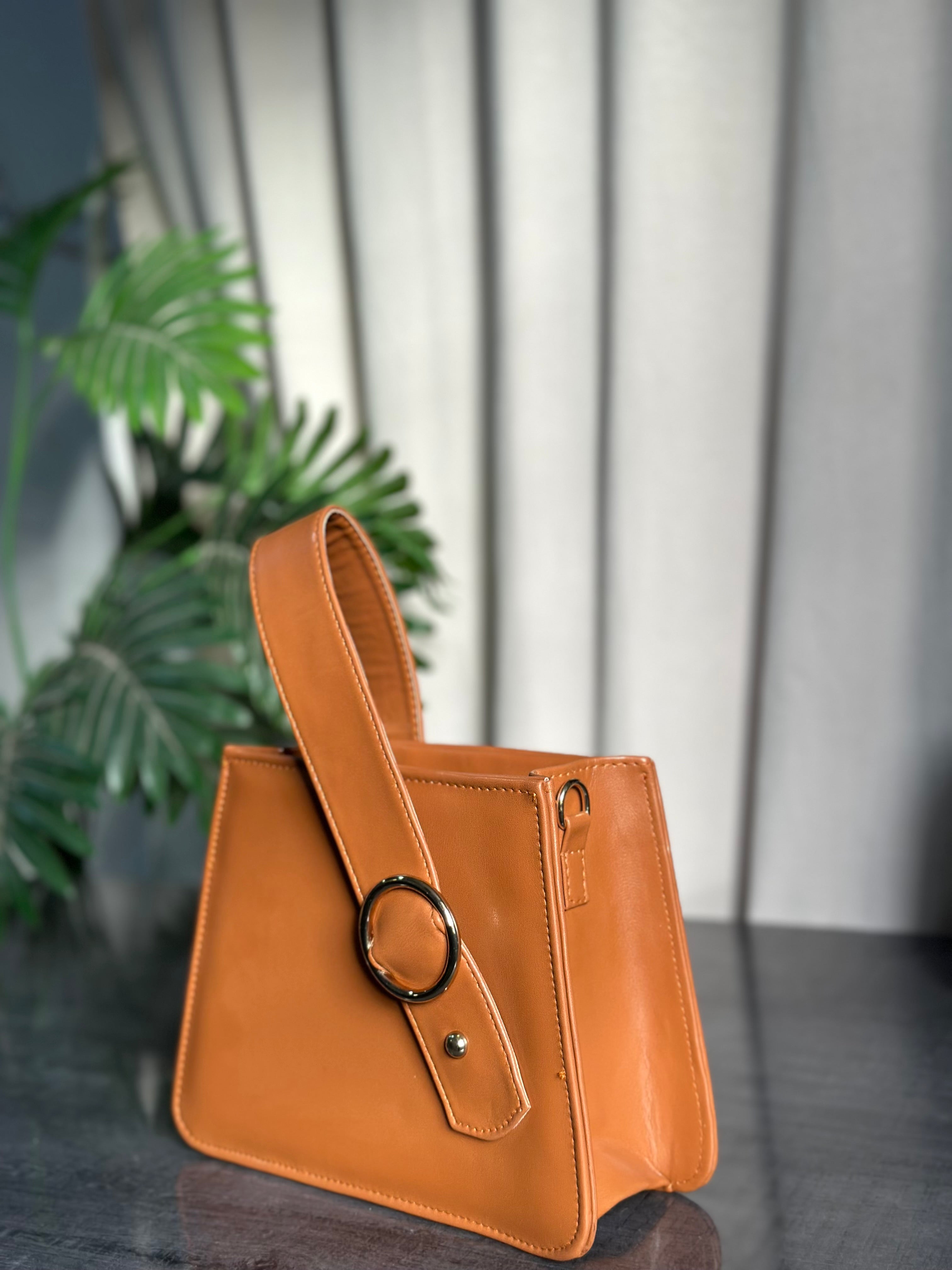 Fineur - Handbag RingBloom - Brown