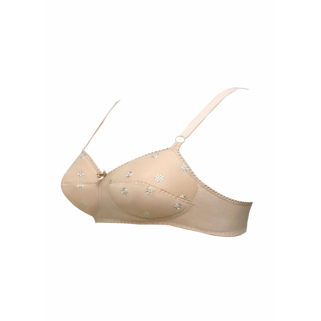 lavender - Cotton Padded Non Wired Full Coverage Bra
