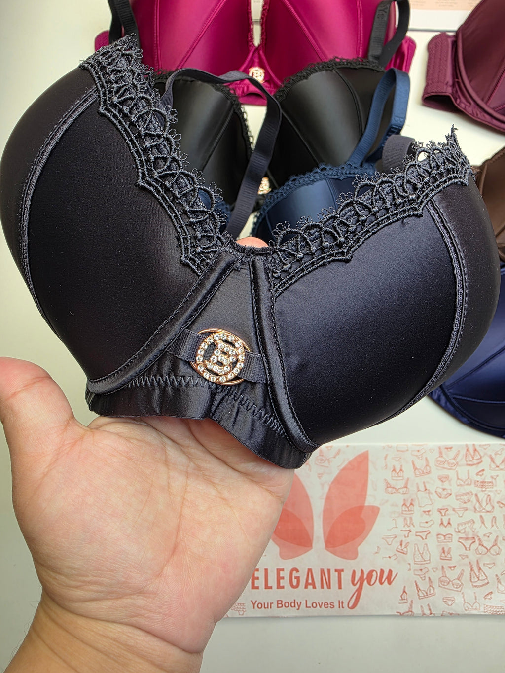 (36-42)D  Binny's Premium Plus Size D Cup Underwire Bra*(173)