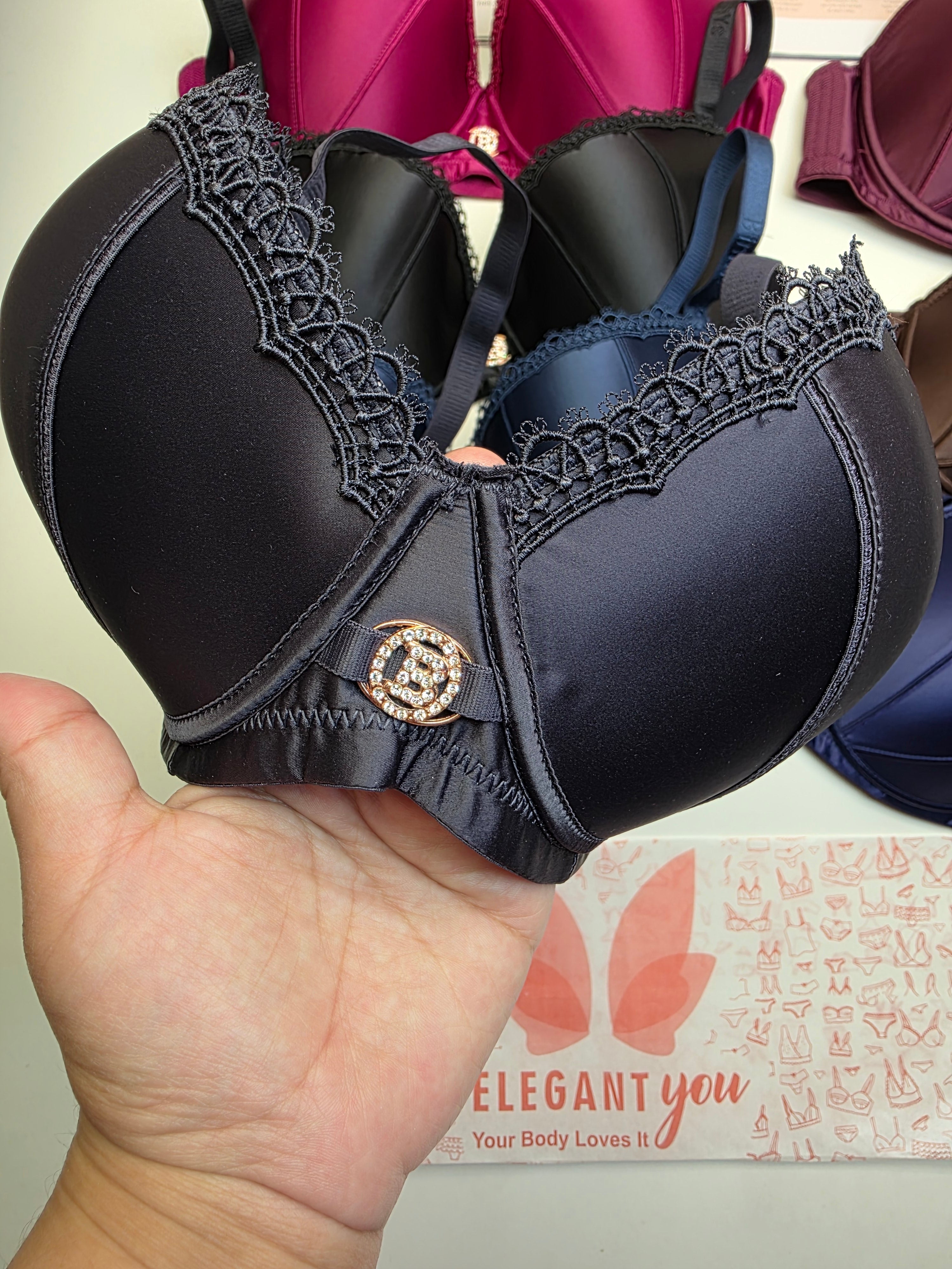 (36-42)D  Binny's Premium Plus Size D Cup Underwire Bra*(173)