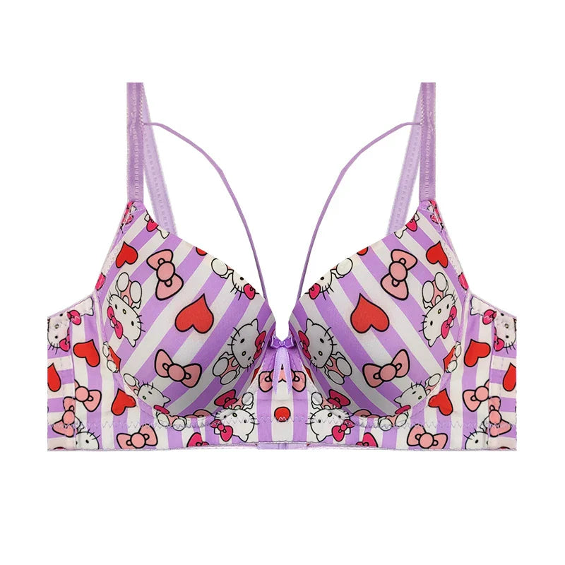 (36-42)b/c  size Hello Kitty Daily-wear Push-up Bra(144)*